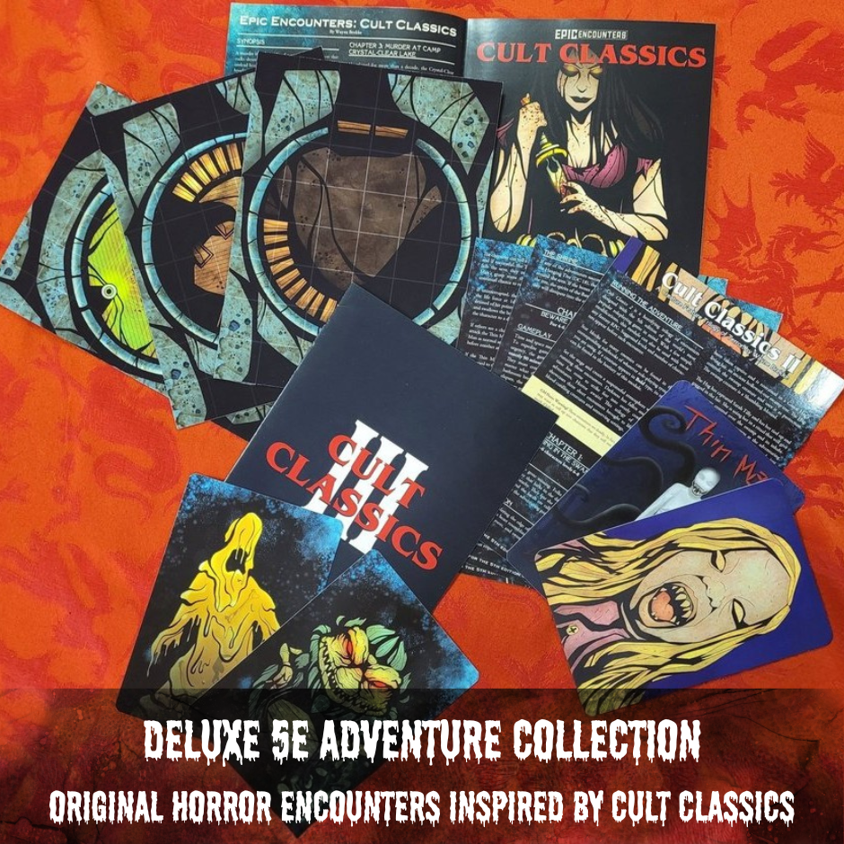 Cult Classics DnD 5e Horror Adventure Set | Dungeon Crate